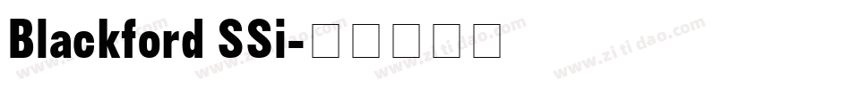Blackford SSi字体转换